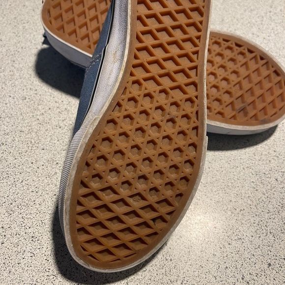 Vans slip on blue shoes size 2 - Picture 6 of 6